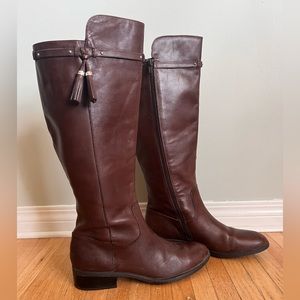 Ralph Lauren Marsalis women’s leather riding boot - size 10